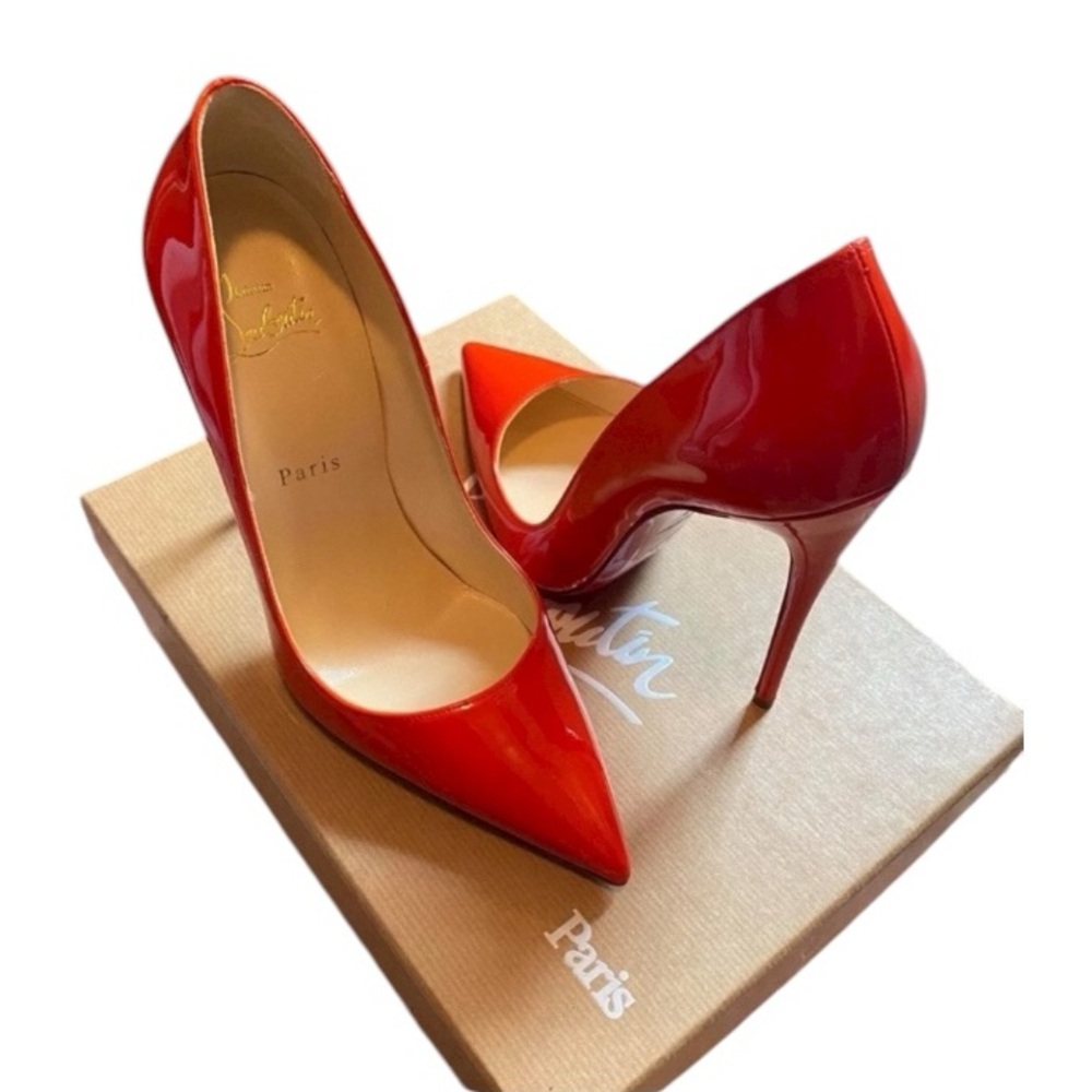 Christian Louboutin So Kate Patent leather 120 heels size 38 Box & dust bag EUC